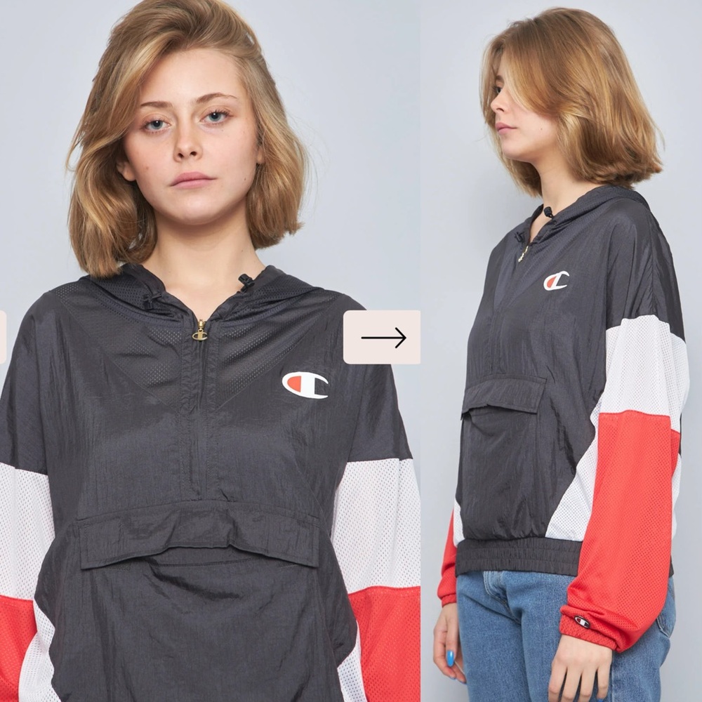 ❤️🔥Firm Price❤️🔥Champion Nylon Warm Up jacket